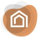 Botao Habitat Zero laranja de domótica e casa tecnológica e inteligente em Lisboa e Algarve